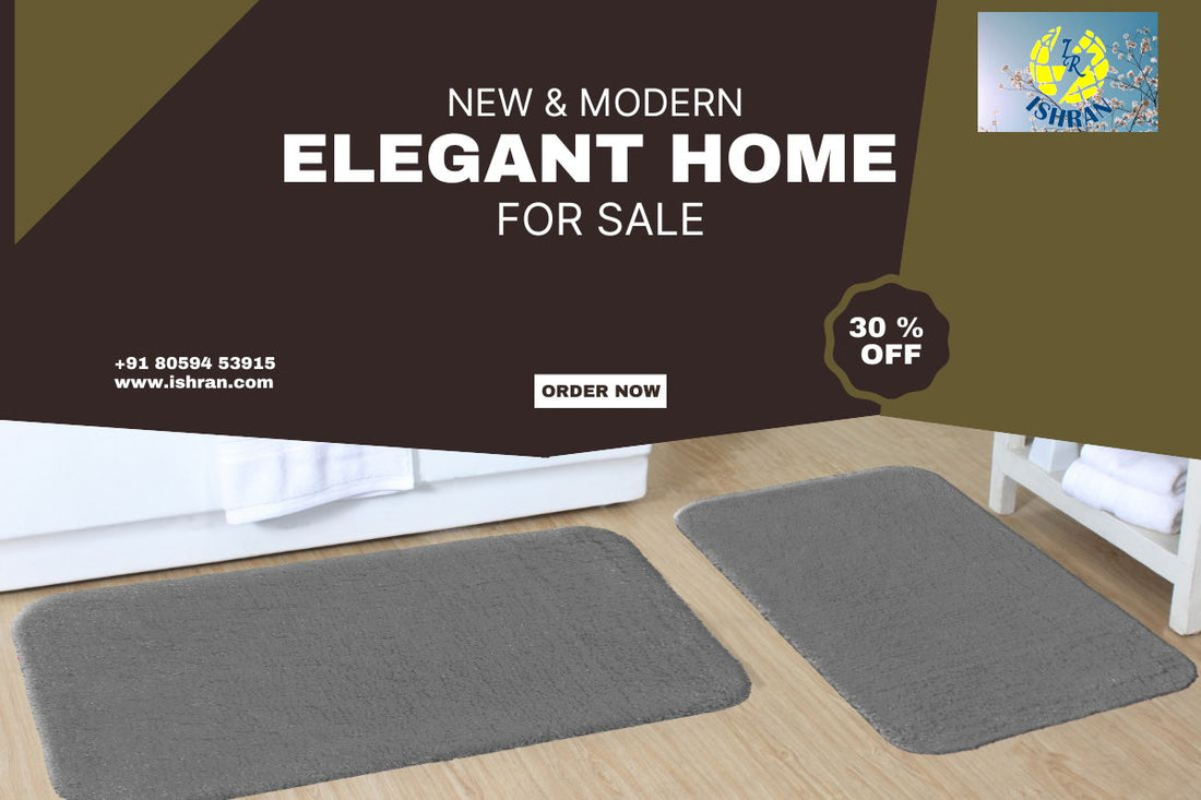 Elegant Home Essentials | Modern Microfiber Bathmat with 30% Off | Ishran