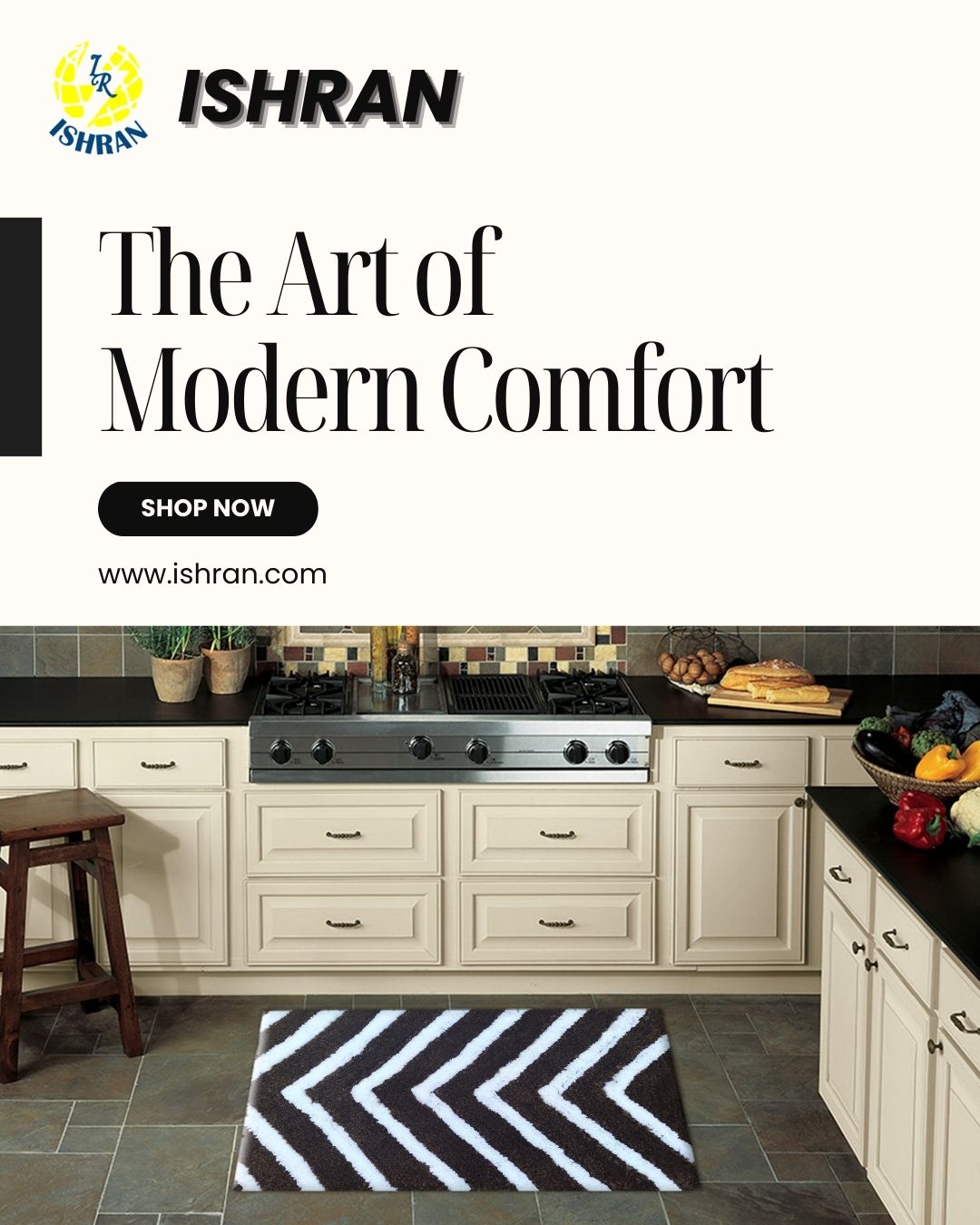 Modern Comfort Microfiber Bathmat 40x60 CM | Ishran
