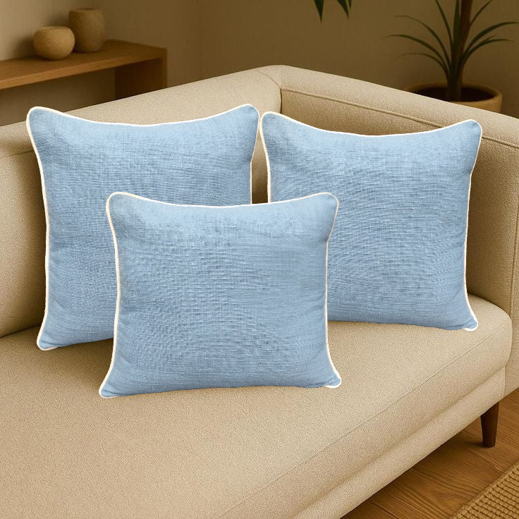 Slub Cushion 3Pcs Set | Slub Cushion | Ishran
