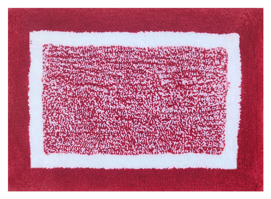 Microfiber bathmat door mat set for daily bathroom use
