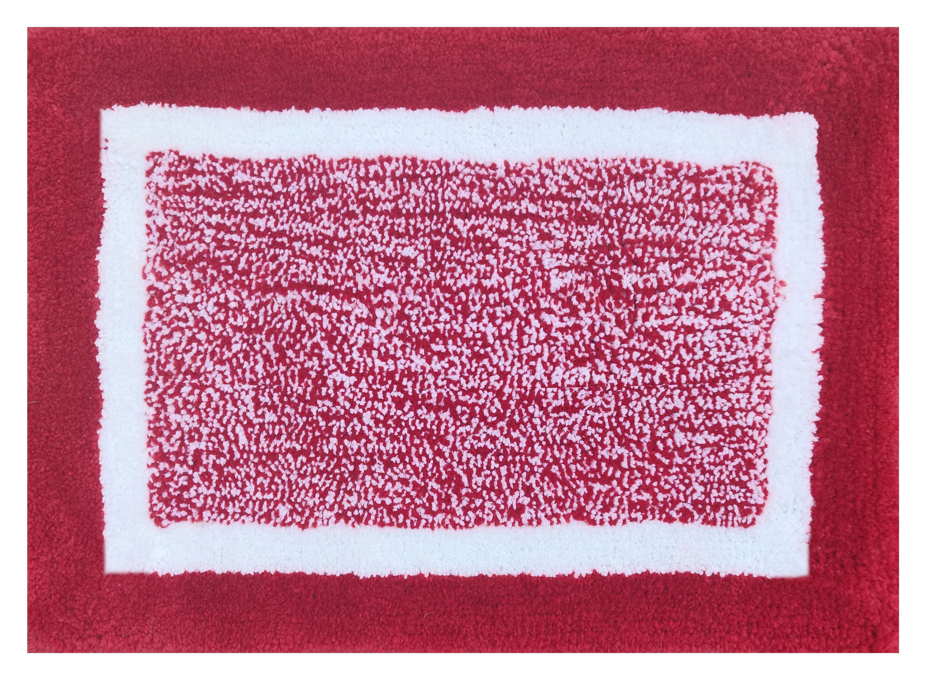 Microfiber bathmat door mat set for daily bathroom use