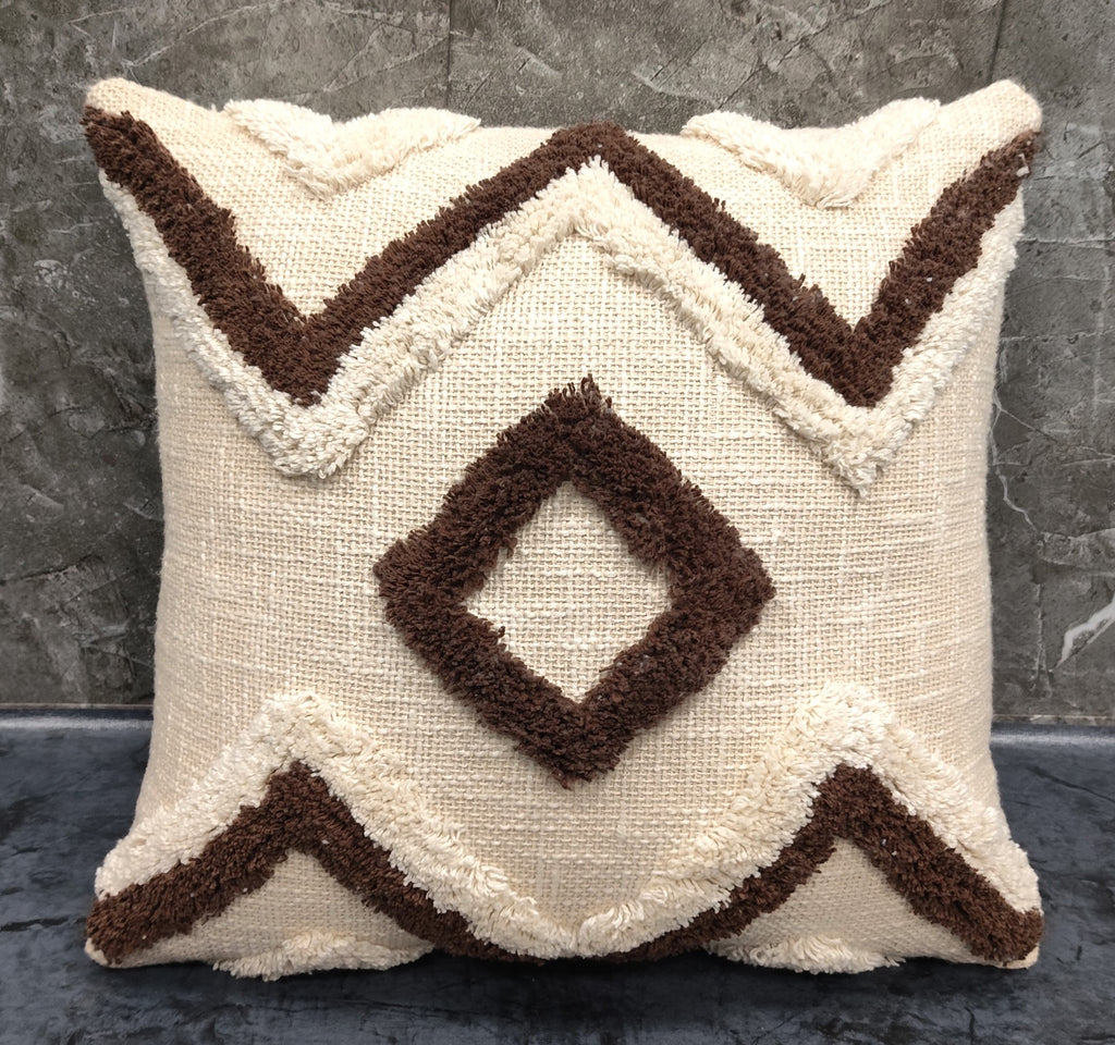 Premium Tufted Cotton Pillow Set for Sofa and Living Room Décor
