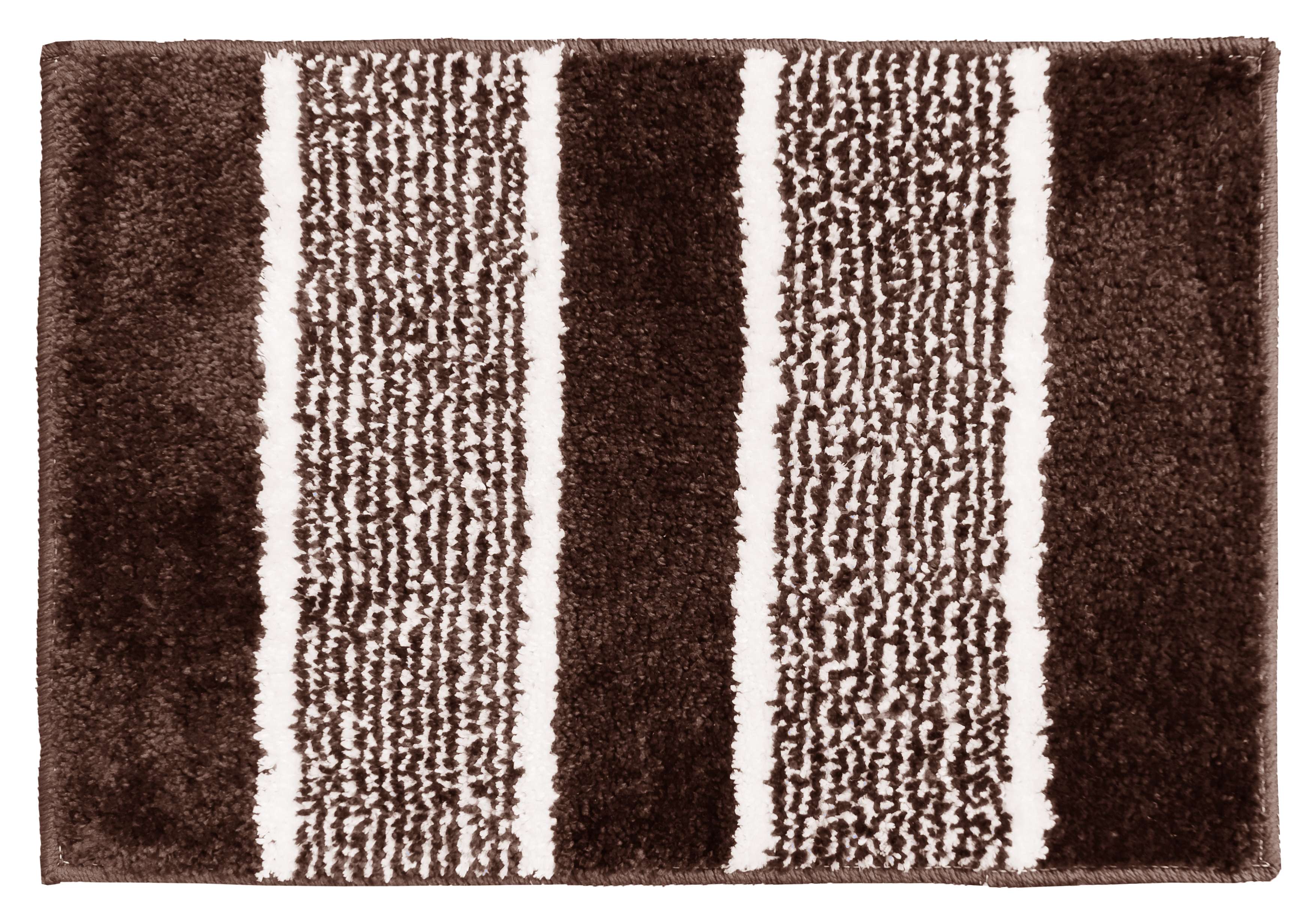 Microfiber soft bath rug doormat set placed near shower area