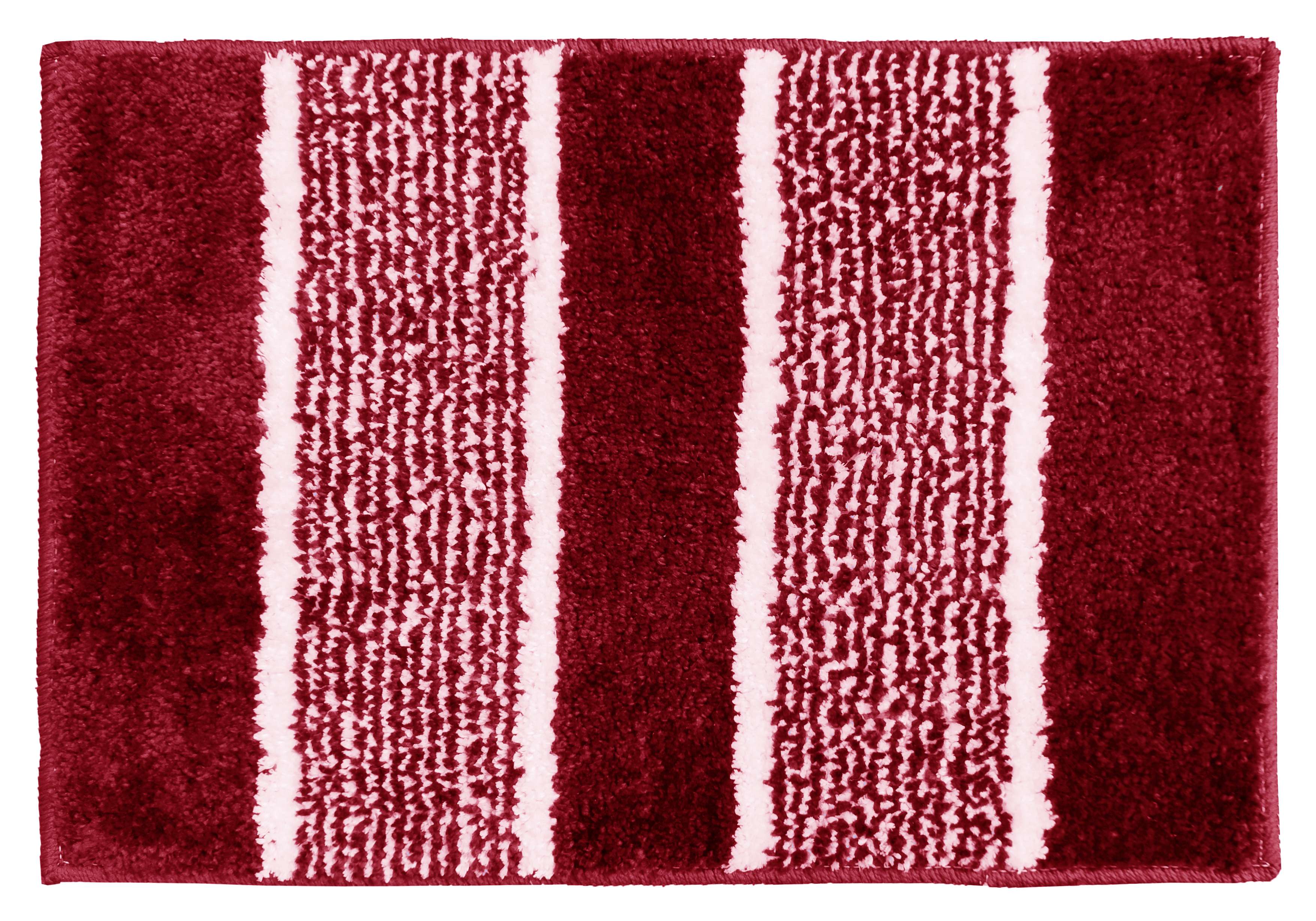 Absorbent microfiber bath rug doormat set for bathroom use