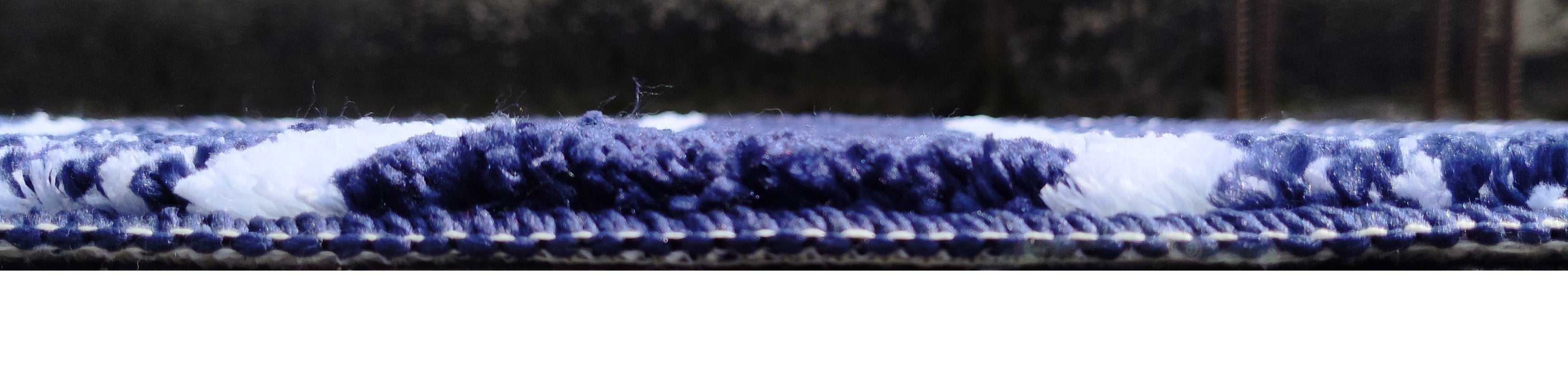Close up microfiber rug bathmat showing soft plush texture