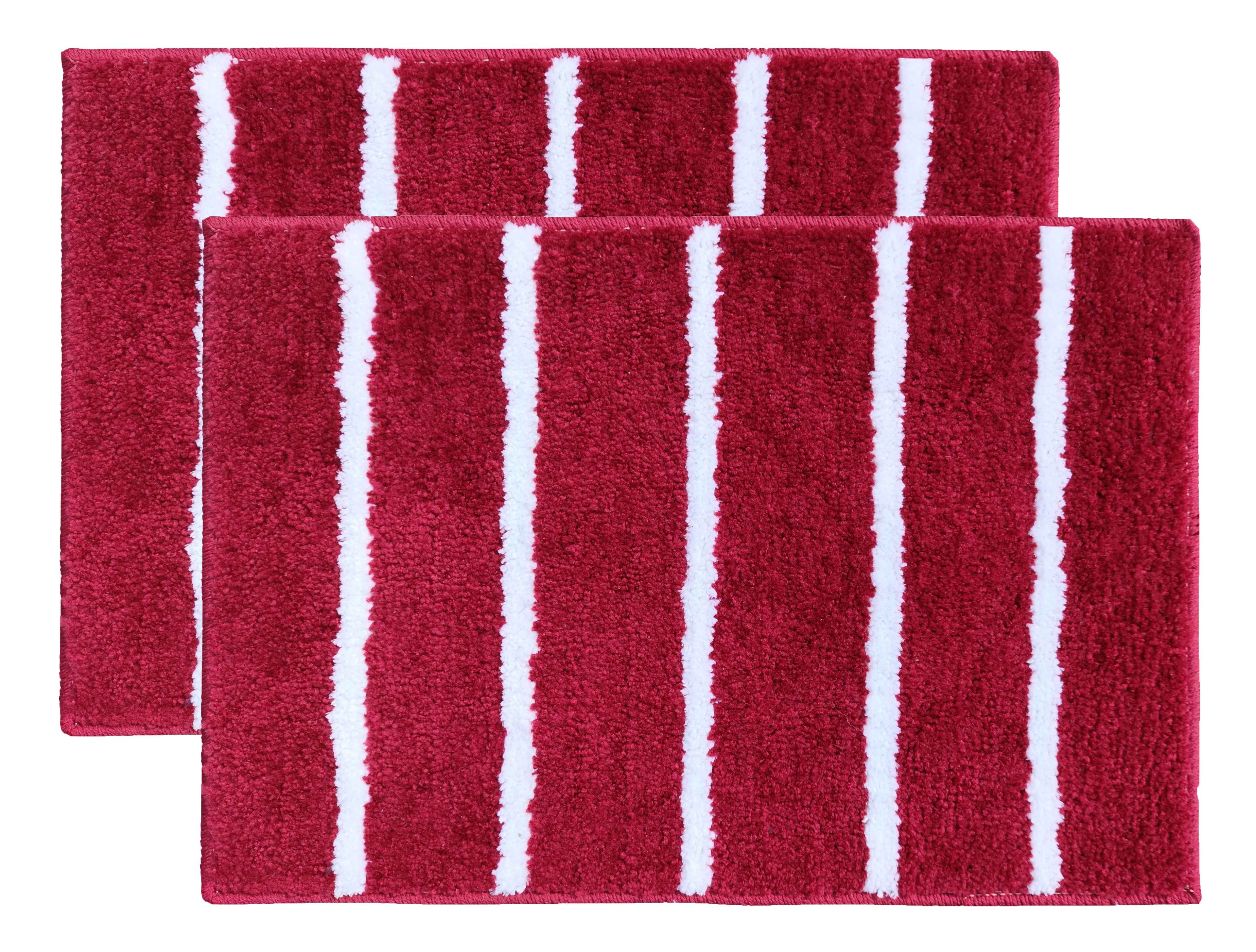 Stylish stripe microfiber best rug bathmat for bathroom décor